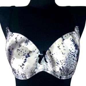 Snakeskin Print Full Coverage Bra
